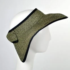 Sur La Tete Roll Toyo Straw Braid Visor 7 Sur La Tete Roll Toyo Straw Braid Visor -Brixton Hats shop 126761