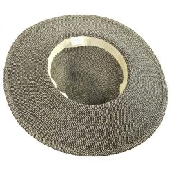 Jeanne Simmons Tweed Toyo Straw Floppy Sun Hat -Brixton Hats shop 126782