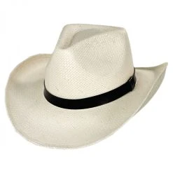 Sur La Tete Zee Toyo Straw Western Hat