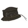 Karen Keith Veggie Fiber Straw Crochet Bucket Hat -Brixton Hats shop 151837