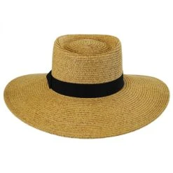 Scala Toyo Straw Wide Brim Planter Hat