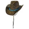 Conner Cascade Mountain Raffia Straw Western Hat -Brixton Hats shop 227318