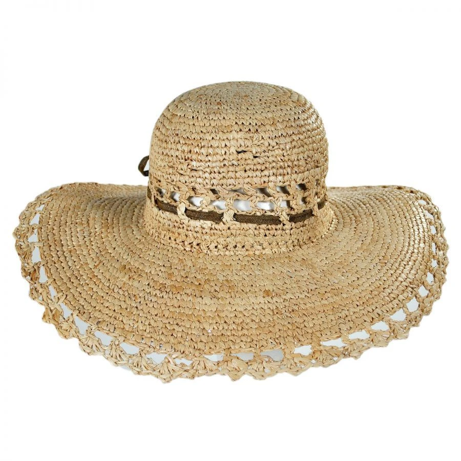 Conner Amy Crochet Raffia Straw Sun Hat 3 Conner Amy Crochet Raffia Straw Sun Hat
