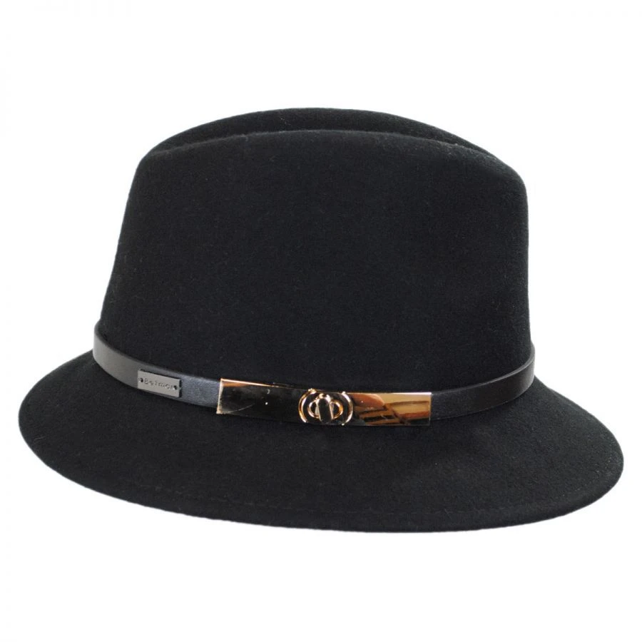 Betmar Darcy Wool Felt Fedora Hat 4 Betmar Darcy Wool Felt Fedora Hat - Image 2