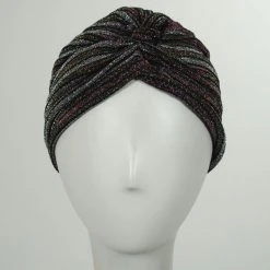 Jeanne Simmons Metallic Stripe Turban 7 Jeanne Simmons Metallic Stripe Turban -Brixton Hats shop 265439