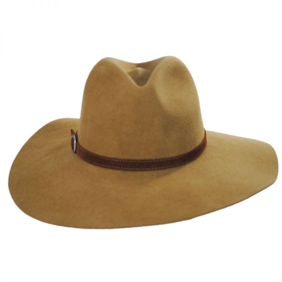 BIGALLI Sophie Wool Felt Rancher Fedora Hat 3 BIGALLI Sophie Wool Felt Rancher Fedora Hat