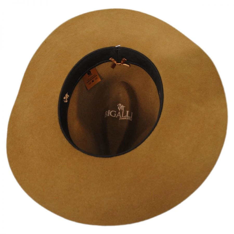 BIGALLI Sophie Wool Felt Rancher Fedora Hat 5 BIGALLI Sophie Wool Felt Rancher Fedora Hat - Image 3