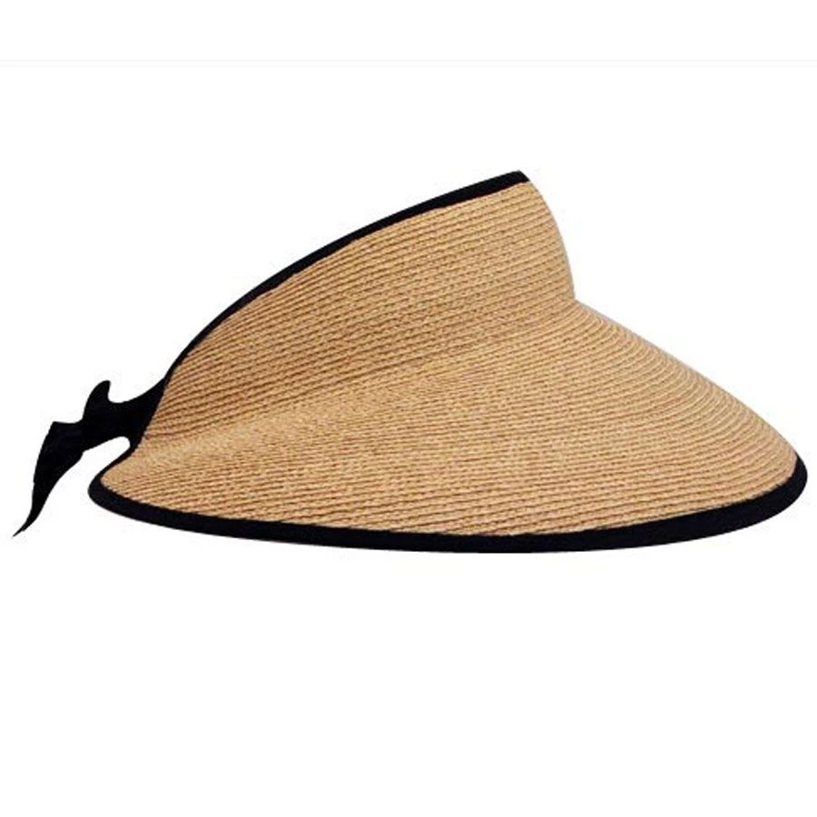 Helen Kaminski Mai Raffia Straw Braid Visor 3 Helen Kaminski Mai Raffia Straw Braid Visor