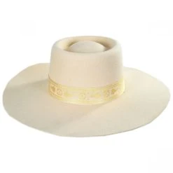 Lack Of Color Juno Dragonfly Wool Felt Boater Hat