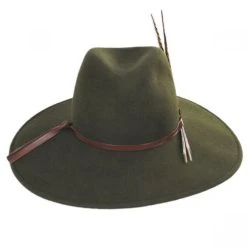 Kathy Jeanne Trio Pheasant Feather Wool Felt Fedora Hat - Made To Order