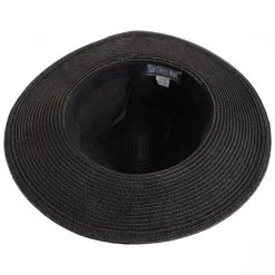 San Diego Hat Company Ultrabraid Water Repellent Toyo Straw Fedora Rain Hat -Brixton Hats shop 356640