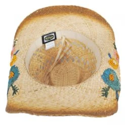 Scala San Minato Raffia Straw Western Hat -Brixton Hats shop 358433