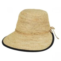 Scala Via Garibaldi Raffia Straw Facesaver Hat -Brixton Hats shop 358968