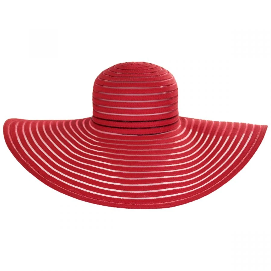 Karen Keith Ribbon And Mesh Swinger Sun Hat 3 Karen Keith Ribbon And Mesh Swinger Sun Hat
