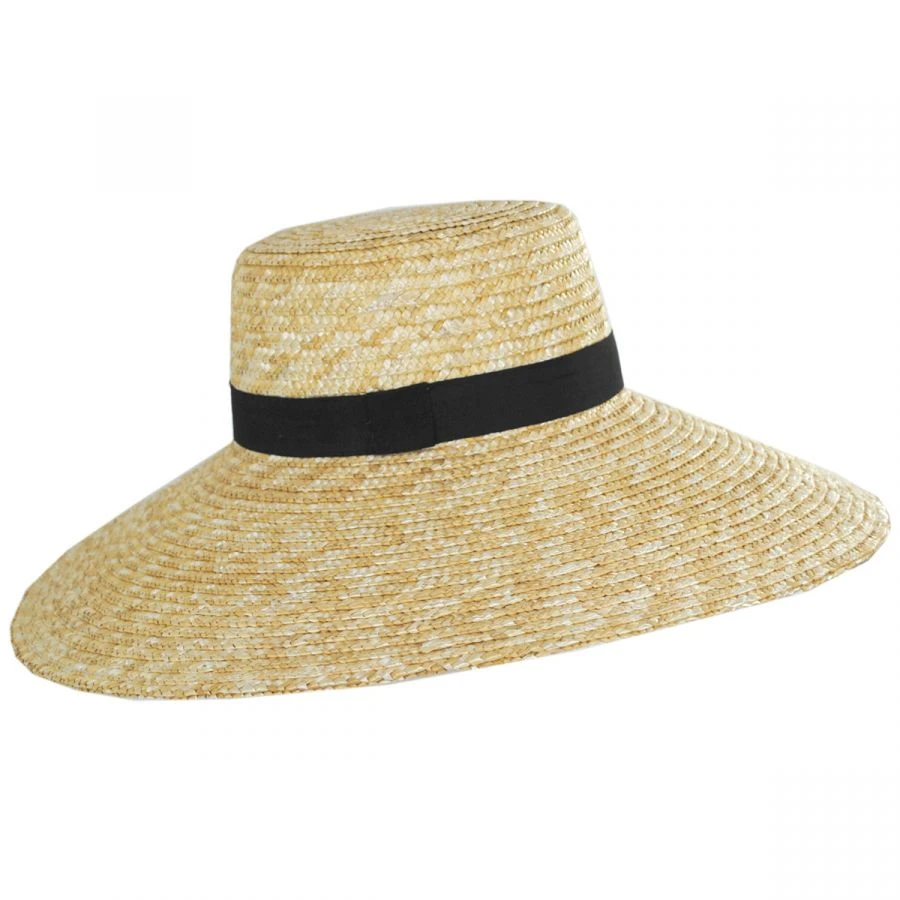 Jeanne Simmons Braided Straw Lampshade Sun Hat 4 Jeanne Simmons Braided Straw Lampshade Sun Hat - Image 2