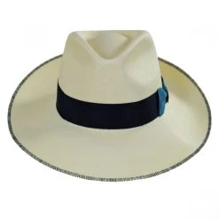 Biltmore Dega Shantung Straw Fedora Hat