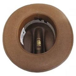 Stetson Open Road Vented Shantung Straw Western Hat - Chocolate Brown -Brixton Hats shop 370273