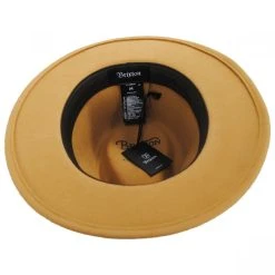 Brixton Hats Messer Wool Felt Fedora Hat - Honey -Brixton Hats shop 374005