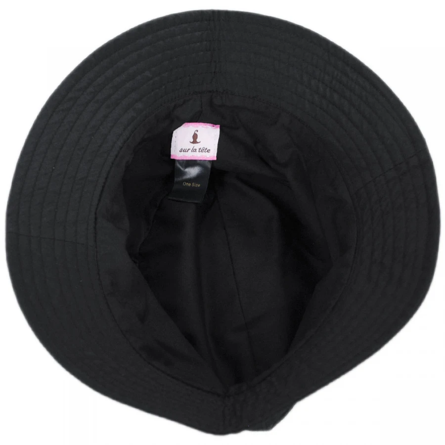 Sur La Tete Nylon Rain Bucket Hat 5 Sur La Tete Nylon Rain Bucket Hat - Image 3