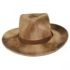 Scala Arizona Distressed Wool Felt Fedora Hat -Brixton Hats shop 379865