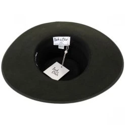 Lack Of Color Wool Felt Rancher Fedora Hat - Forest Green -Brixton Hats shop 385907