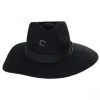 CHARLIE 1 HORSE Highway Wide Brim Wool Felt Fedora Hat -Brixton Hats shop 387276