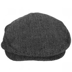Brixton Hats Hooligan Herringbone Wool Blend Ivy Cap