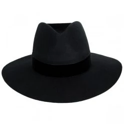 Lack Of Color Benson Tri Wool Felt Fedora Hat - Black