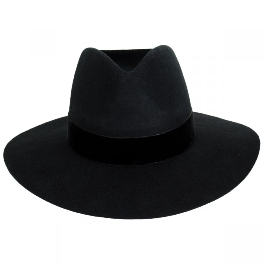 Lack Of Color Benson Tri Wool Felt Fedora Hat - Black 3 Lack Of Color Benson Tri Wool Felt Fedora Hat - Black