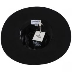 Lack Of Color Benson Tri Wool Felt Fedora Hat - Black 7 Lack Of Color Benson Tri Wool Felt Fedora Hat - Black -Brixton Hats shop 389404