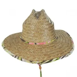 Dorfman Pacific Company Montane Buri Straw Lifeguard Hat