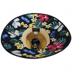 Dorfman Pacific Company Harbour Toyo Straw Lifeguard Hat -Brixton Hats shop 390988