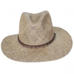 Stetson Dunraven Seagrass Straw Fedora Hat