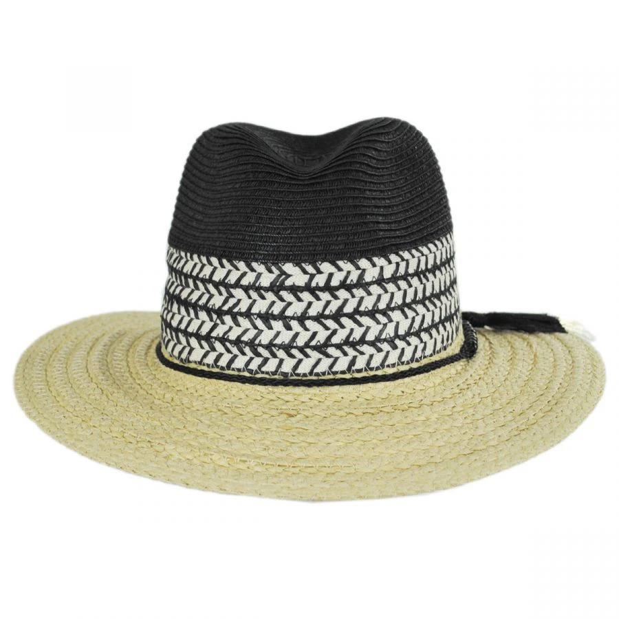 Cappelli Straworld Kitts Toyo Straw Safari Fedora Hat 3 Cappelli Straworld Kitts Toyo Straw Safari Fedora Hat