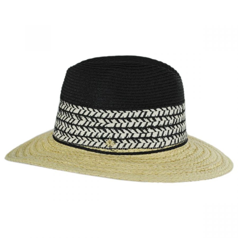 Cappelli Straworld Kitts Toyo Straw Safari Fedora Hat 4 Cappelli Straworld Kitts Toyo Straw Safari Fedora Hat - Image 2