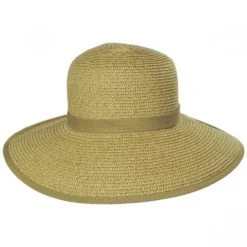 Cappelli Straworld Toyo Straw Braid Facesaver Hat - Toast Tan
