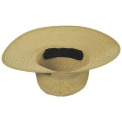 Cappelli Straworld Toyo Straw Braid Facesaver Hat - Toast Tan -Brixton Hats shop 392175