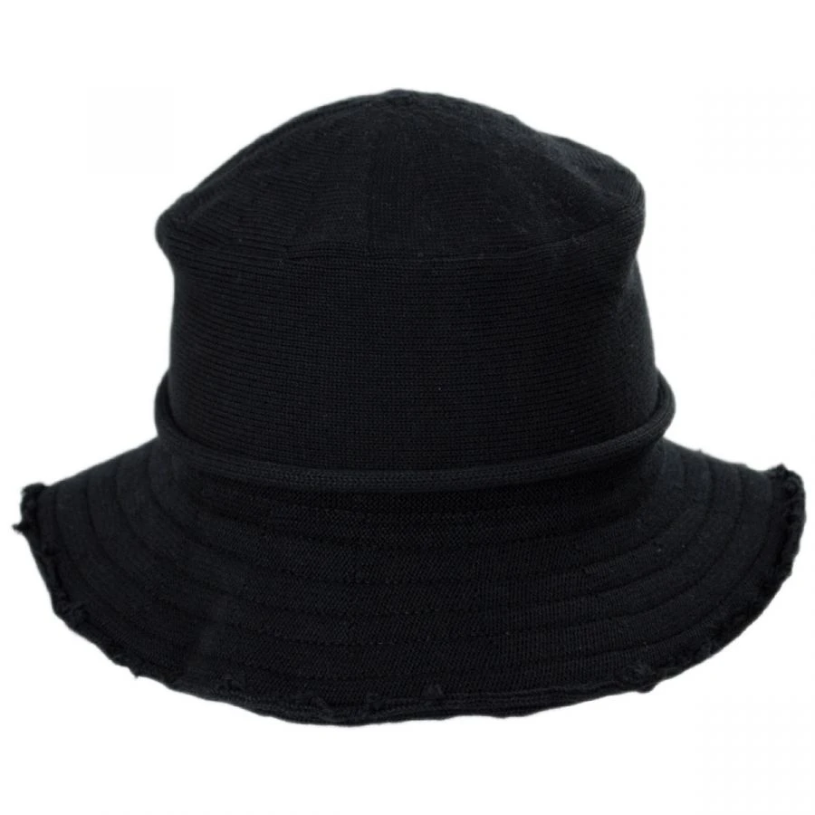 Parkhurst Frayed Edge Cotton Packable Bucket Hat 3 Parkhurst Frayed Edge Cotton Packable Bucket Hat