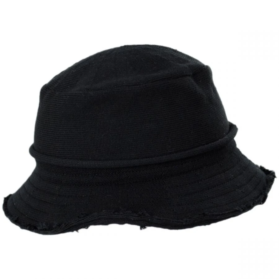 Parkhurst Frayed Edge Cotton Packable Bucket Hat 4 Parkhurst Frayed Edge Cotton Packable Bucket Hat - Image 2
