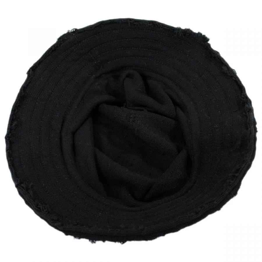 Parkhurst Frayed Edge Cotton Packable Bucket Hat 5 Parkhurst Frayed Edge Cotton Packable Bucket Hat - Image 3