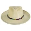 Scala Justicia Palm Straw Fedora Hat