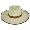 Brixton Hats Jo Palm Straw Rancher Fedora Hat - Natural -Brixton Hats shop 393908
