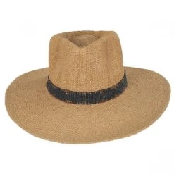 Nikki Beach Twilight Toyo Straw Fedora Hat