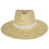 Nikki Beach Alessia Milan Straw Fedora Hat -Brixton Hats shop 394130