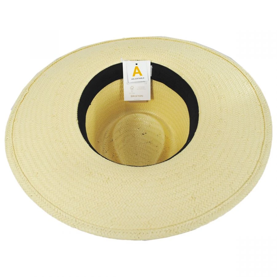 Brixton Hats Anna Resort Toyo Straw Fedora Hat 5 Brixton Hats Anna Resort Toyo Straw Fedora Hat - Image 3