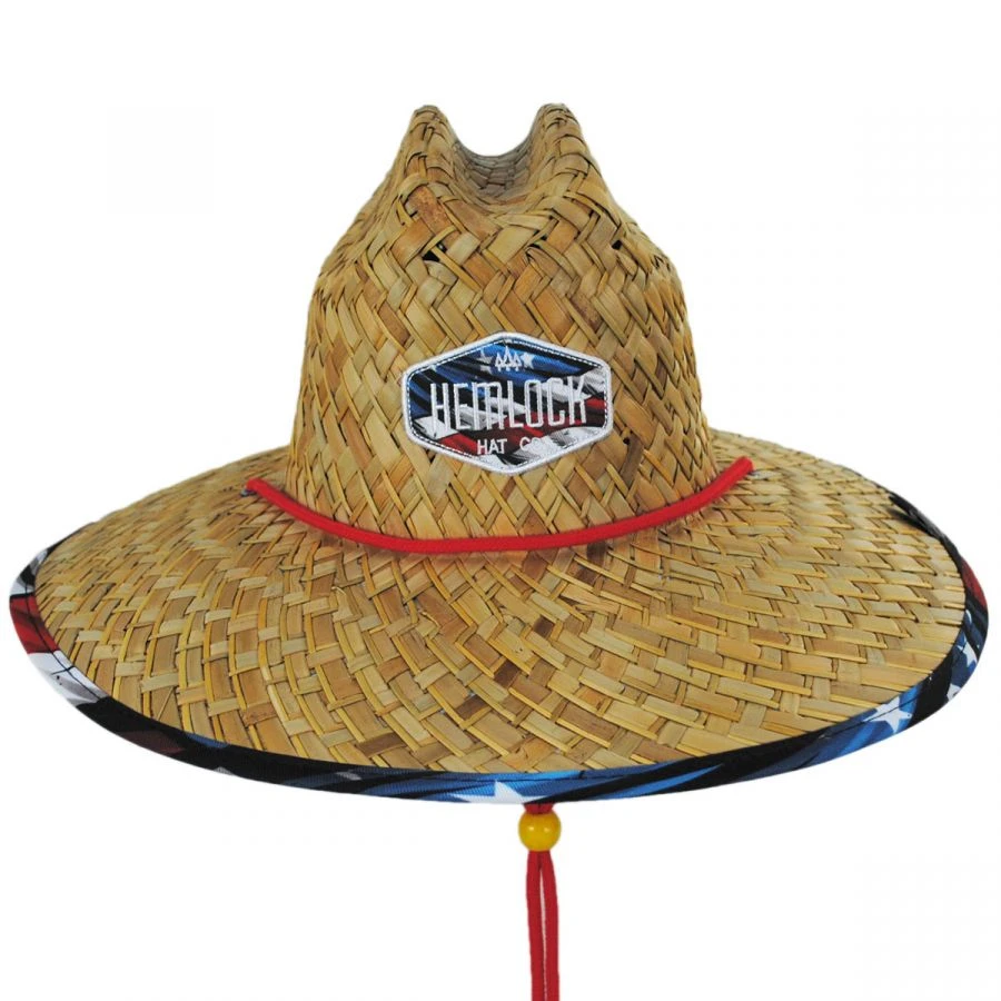 Hemlock Hat Co Youth Maverick Straw Lifeguard Hat 3 Hemlock Hat Co Youth Maverick Straw Lifeguard Hat