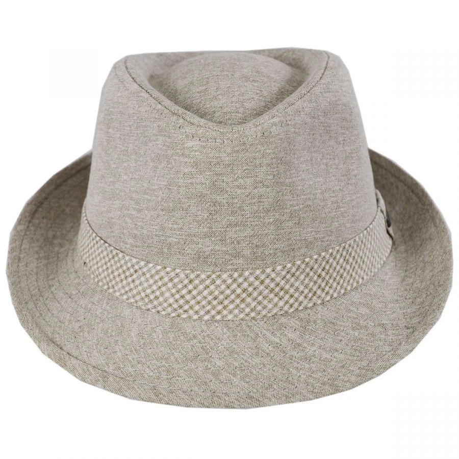 Stetson Travis Cotton Trilby Fedora Hat 3 Stetson Travis Cotton Trilby Fedora Hat