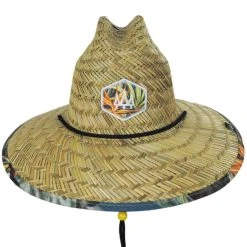Hemlock Hat Co Canopy Straw Lifeguard Hat