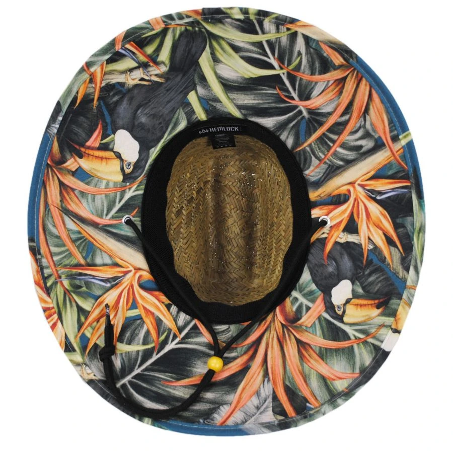 Hemlock Hat Co Canopy Straw Lifeguard Hat 5 Hemlock Hat Co Canopy Straw Lifeguard Hat - Image 3