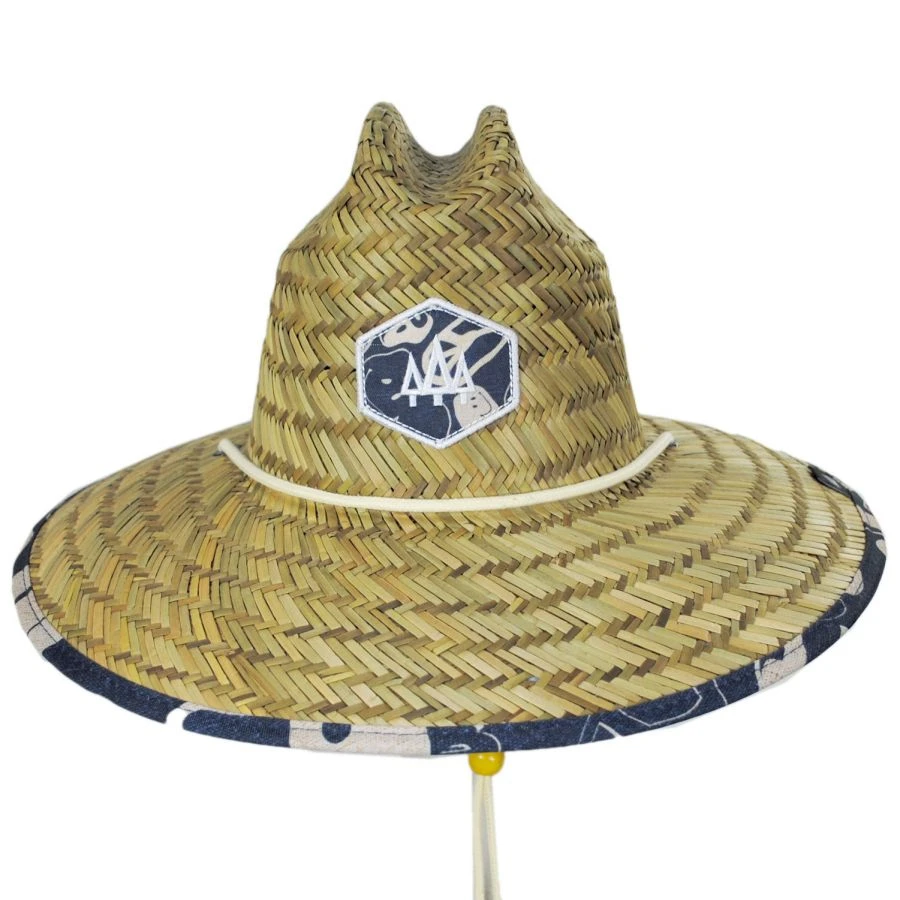 Hemlock Hat Co Harvey Straw Lifeguard Hat 3 Hemlock Hat Co Harvey Straw Lifeguard Hat